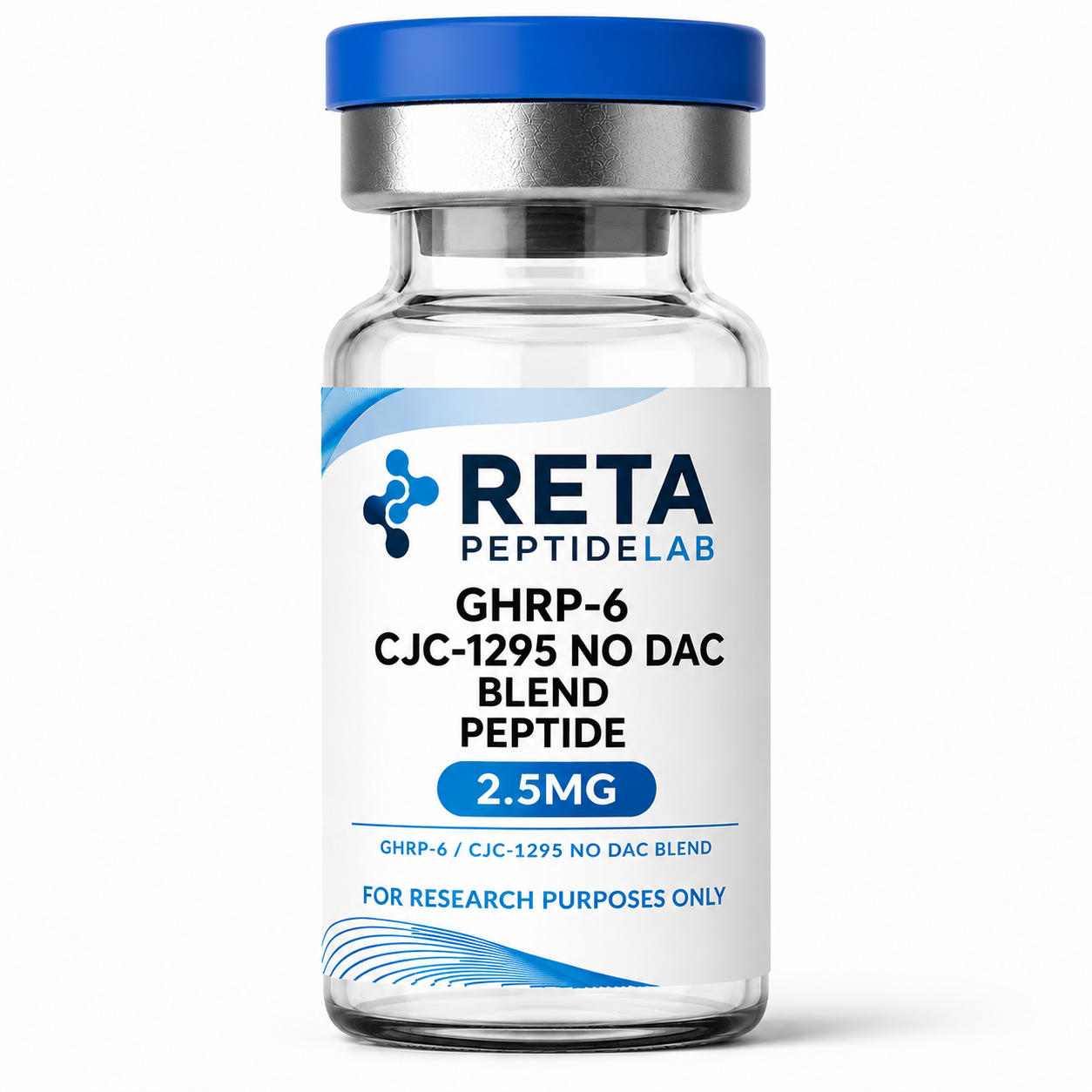 GHRP-6 CJC-1295 No DAC Blend Peptide Vial